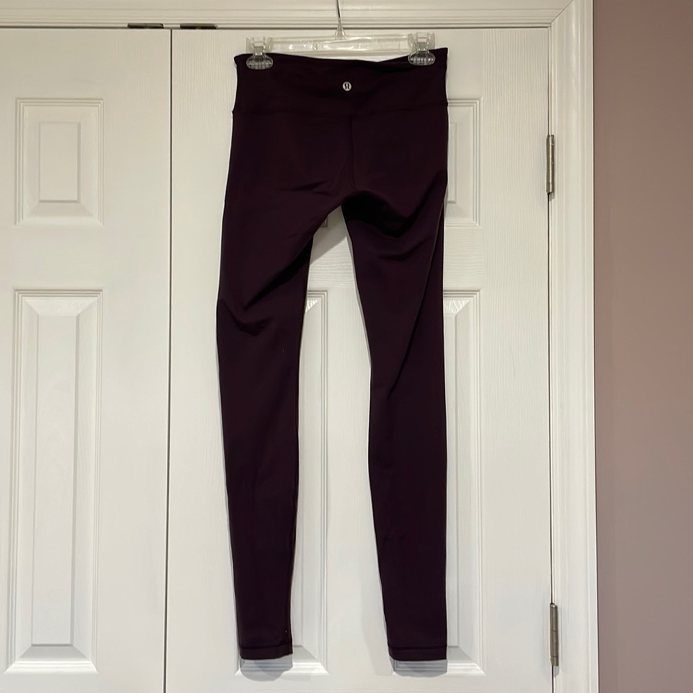 Lululemon deep purple / plum leggings, size 6